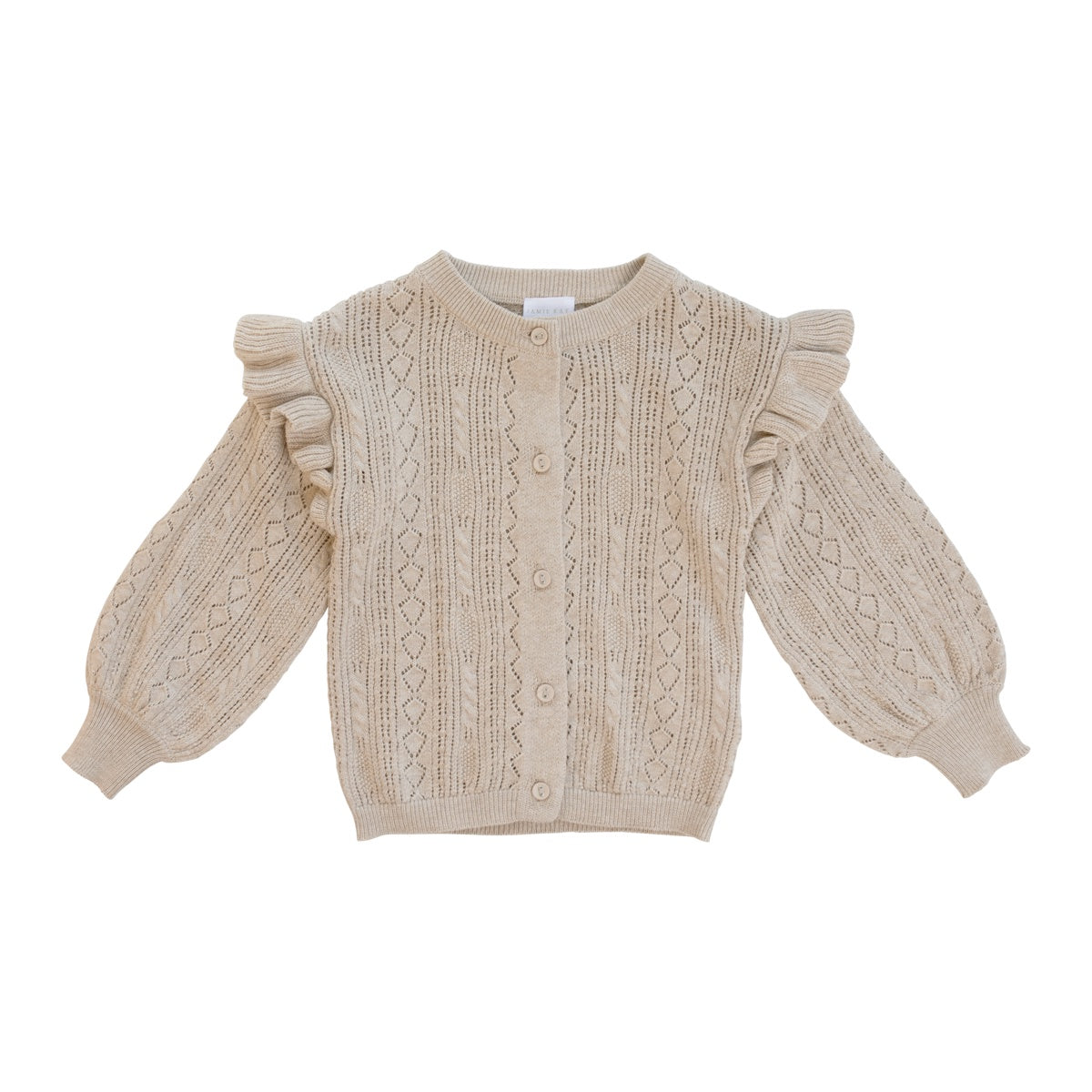 Brooklyn Knitted Cardigan - Mouse Marle
