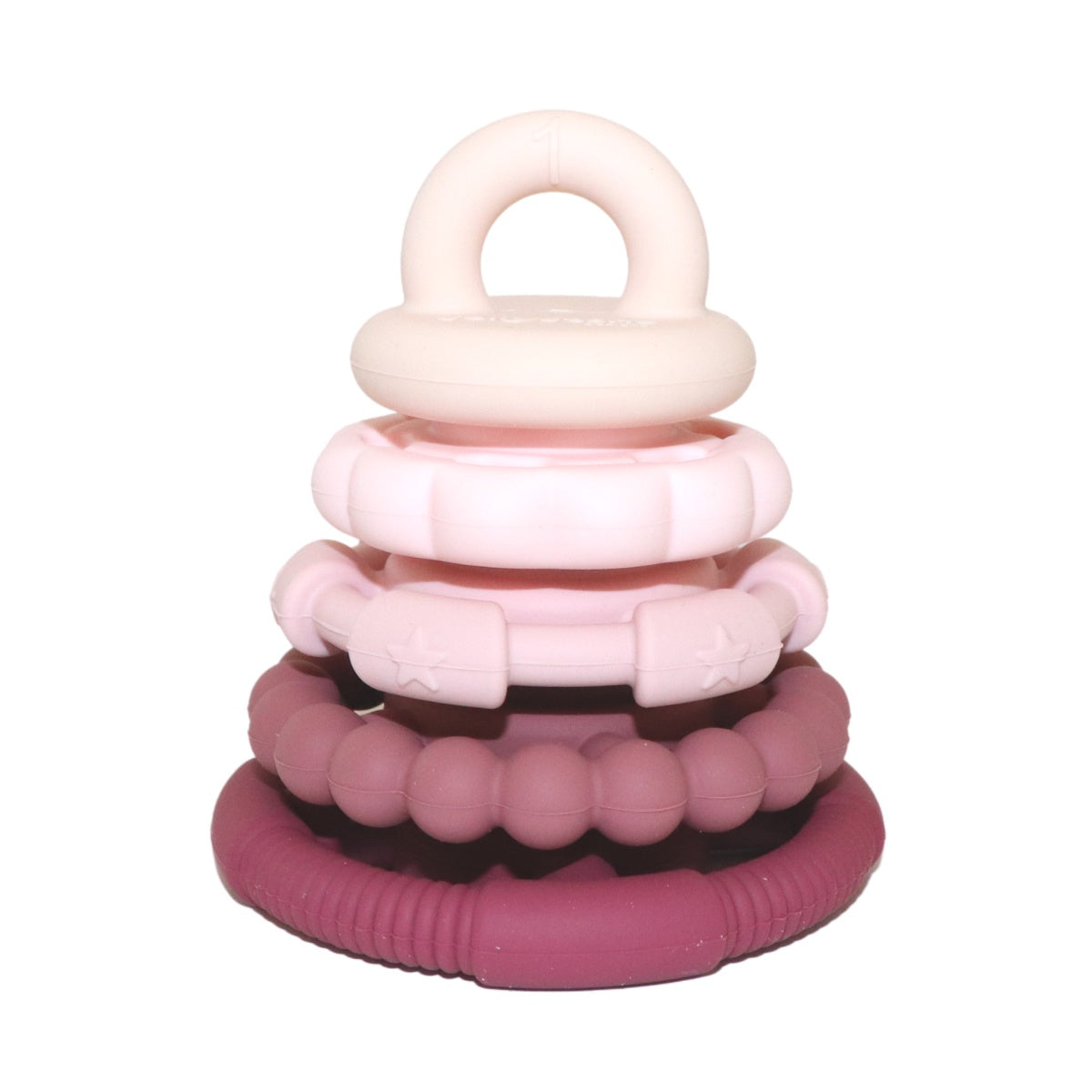 Jellystone Rainbow Stacker and Teether Toy - Dusty