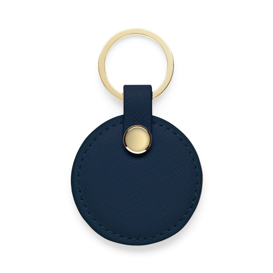 Circle Keyring - Navy