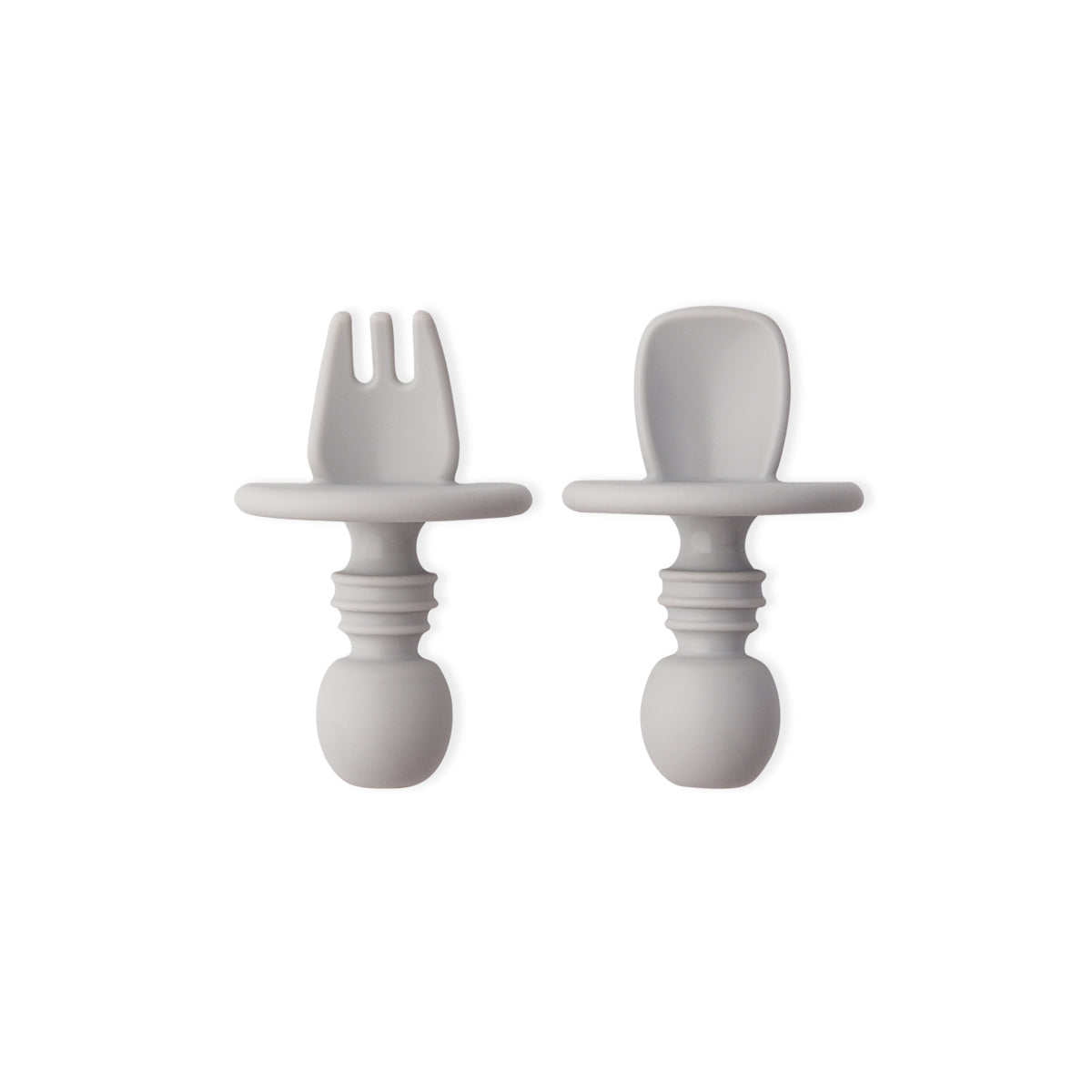 Small Fork and Spoon Set - Grey