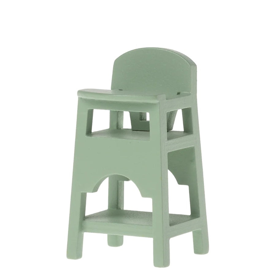 Maileg - High Chair for Mouse mint