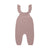 Pointelle knit overalls - Lilac