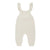 Pointelle knit overalls - Natural