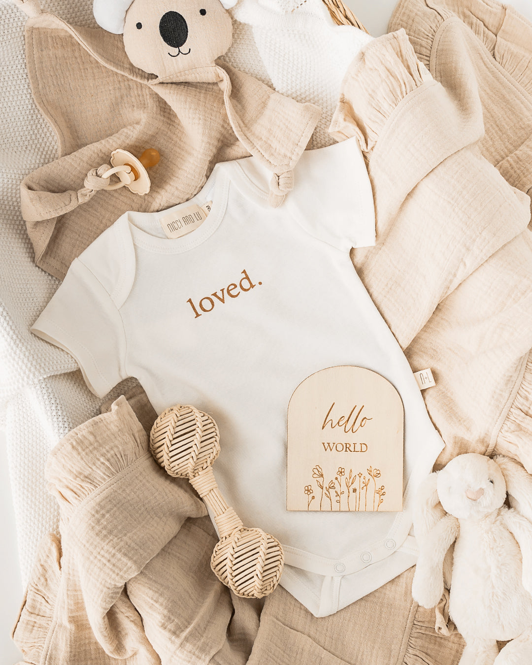 Loved Word Romper