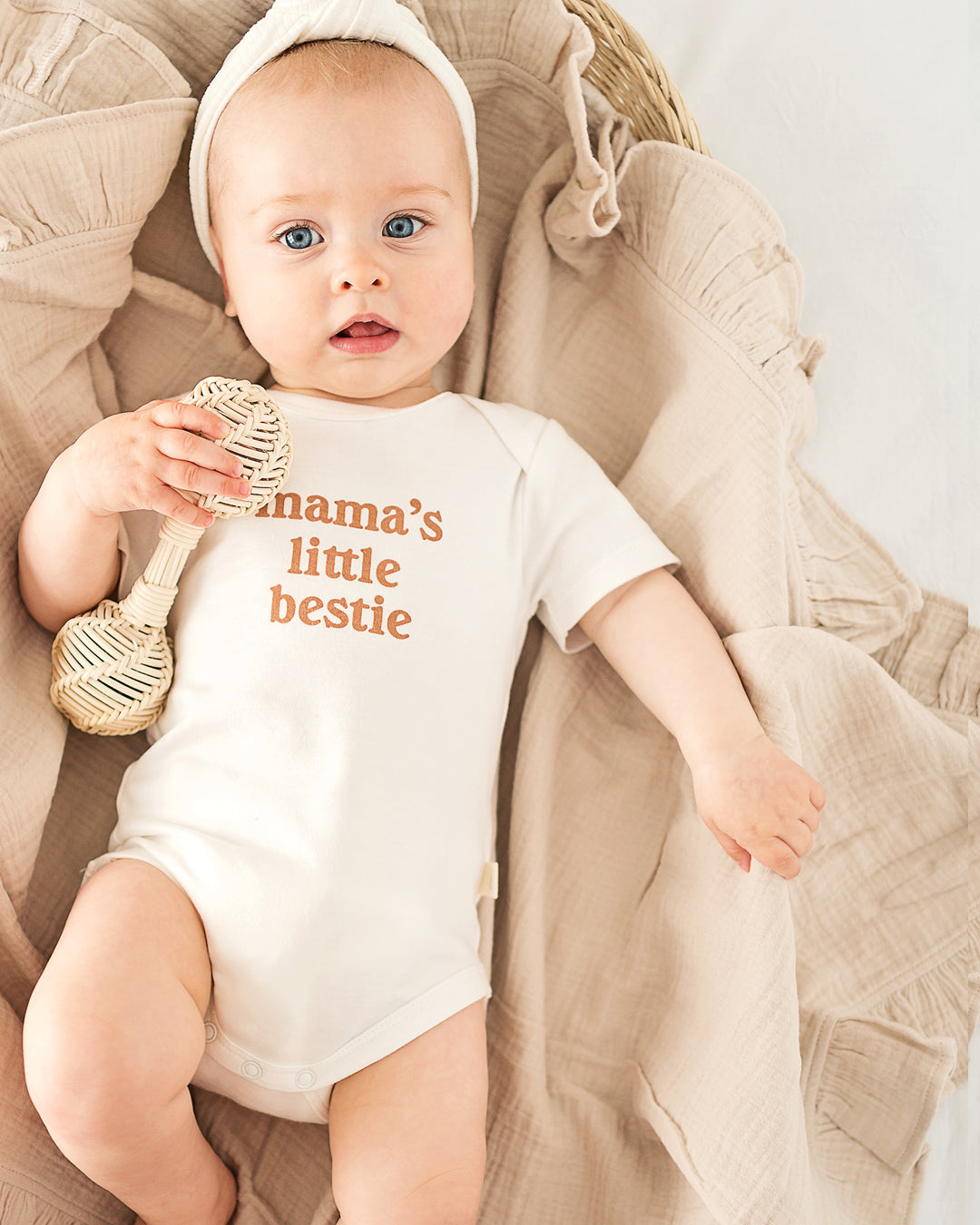Mama's Little Bestie Word Romper