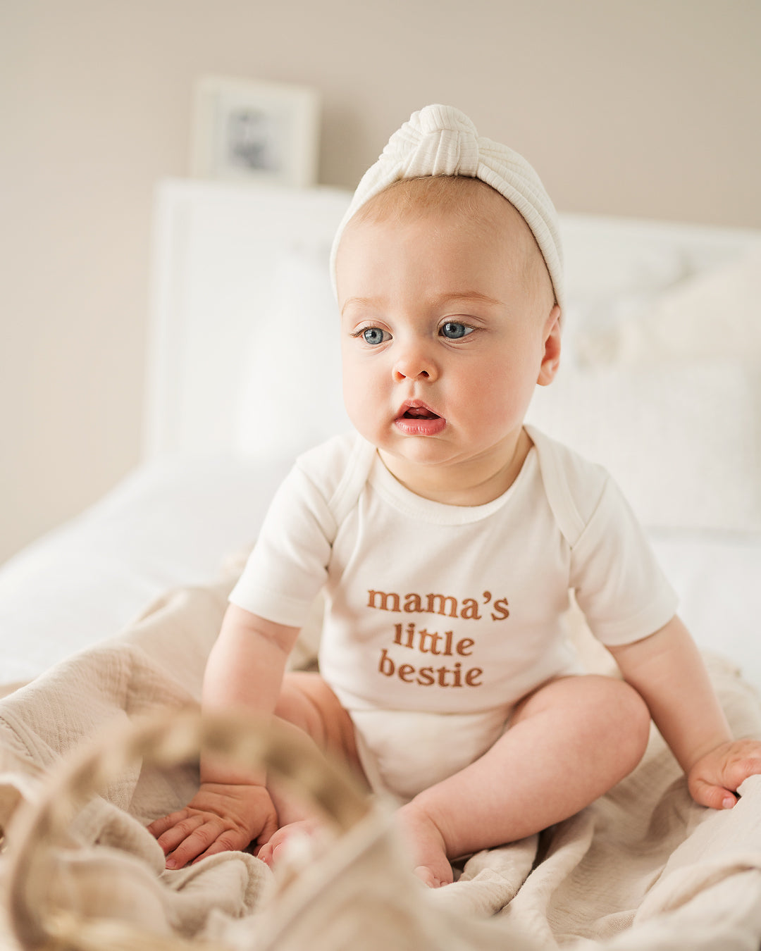 Mama&#39;s Little Bestie Word Romper