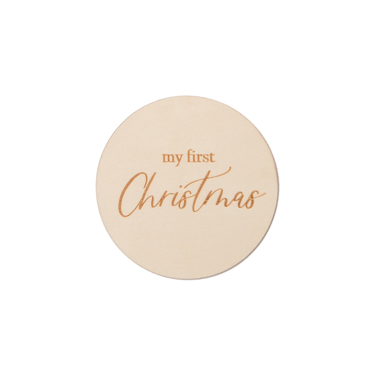 Milestone Card - My first Christmas