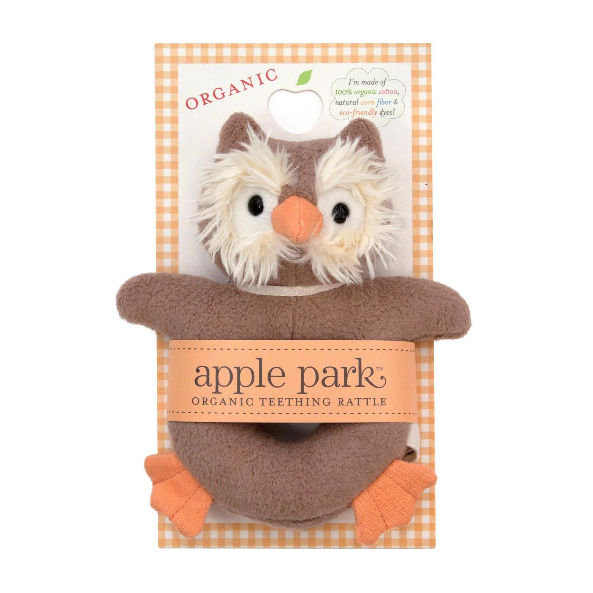 Apple Park - Owl Soft Rattle