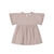 Organic Cotton Muslin Phillipa Dress - Cosy Pink