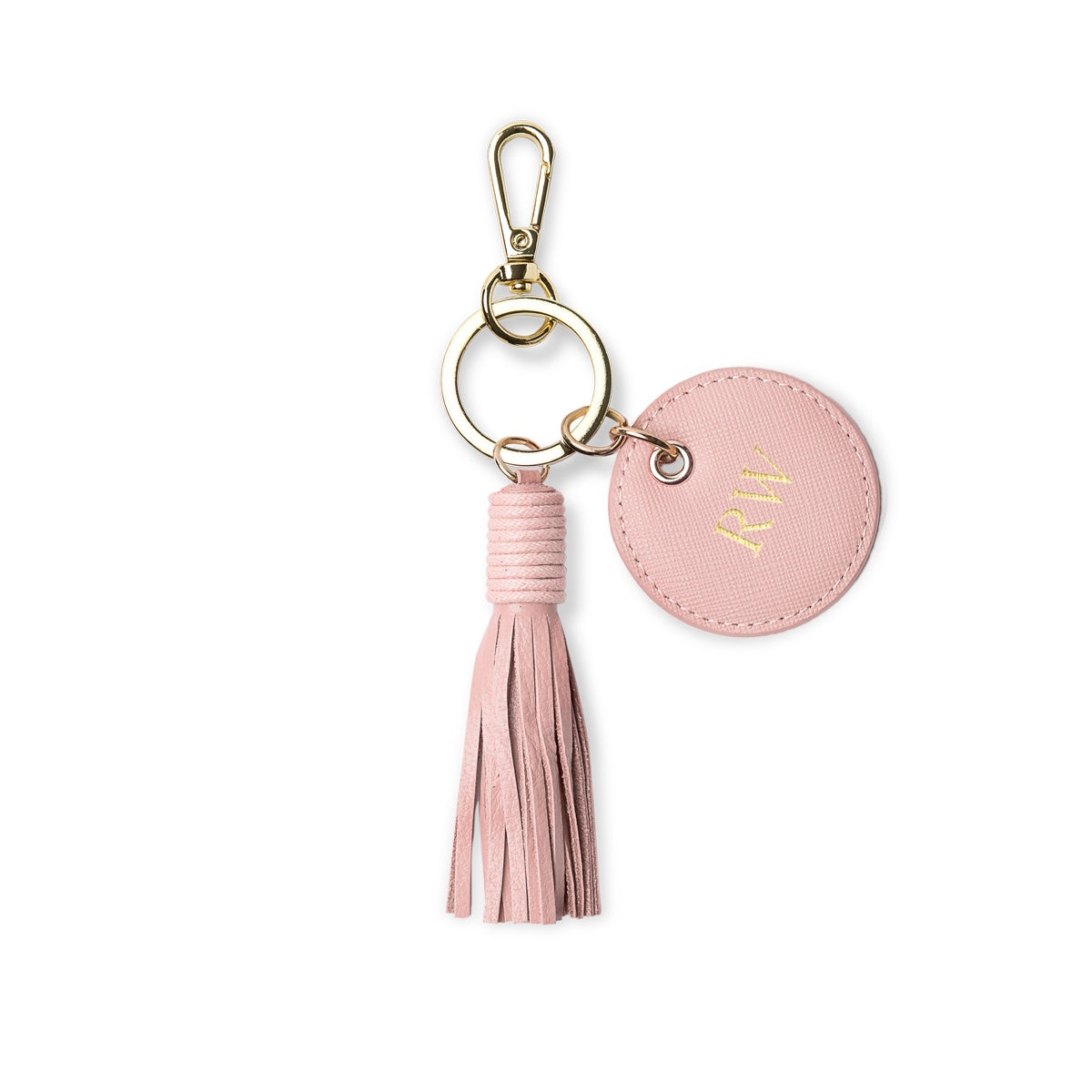 Single Tassel Keyring - Pink