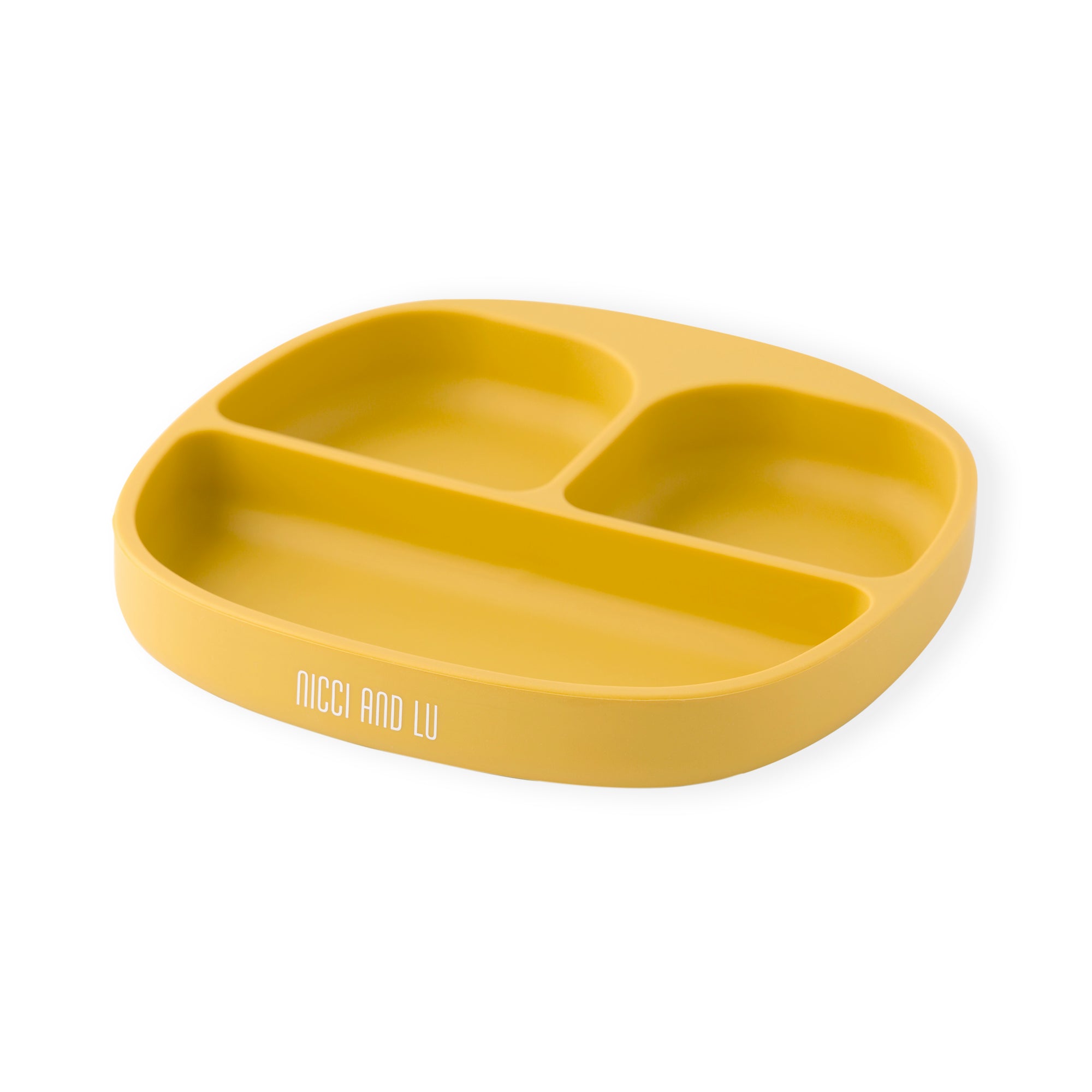 Silicone Suction Plate - Mustard