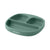 Silicone Suction Plate - Oil Green