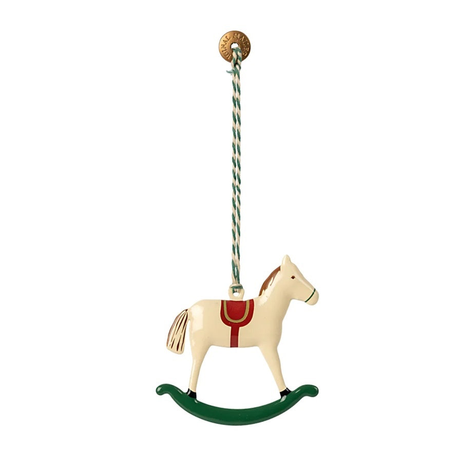 Maileg - Metal Ornament Rocking Horse assorted