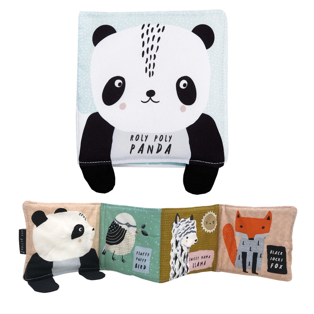 Roly Poly Panda (Wee Gallery Cloth Book)