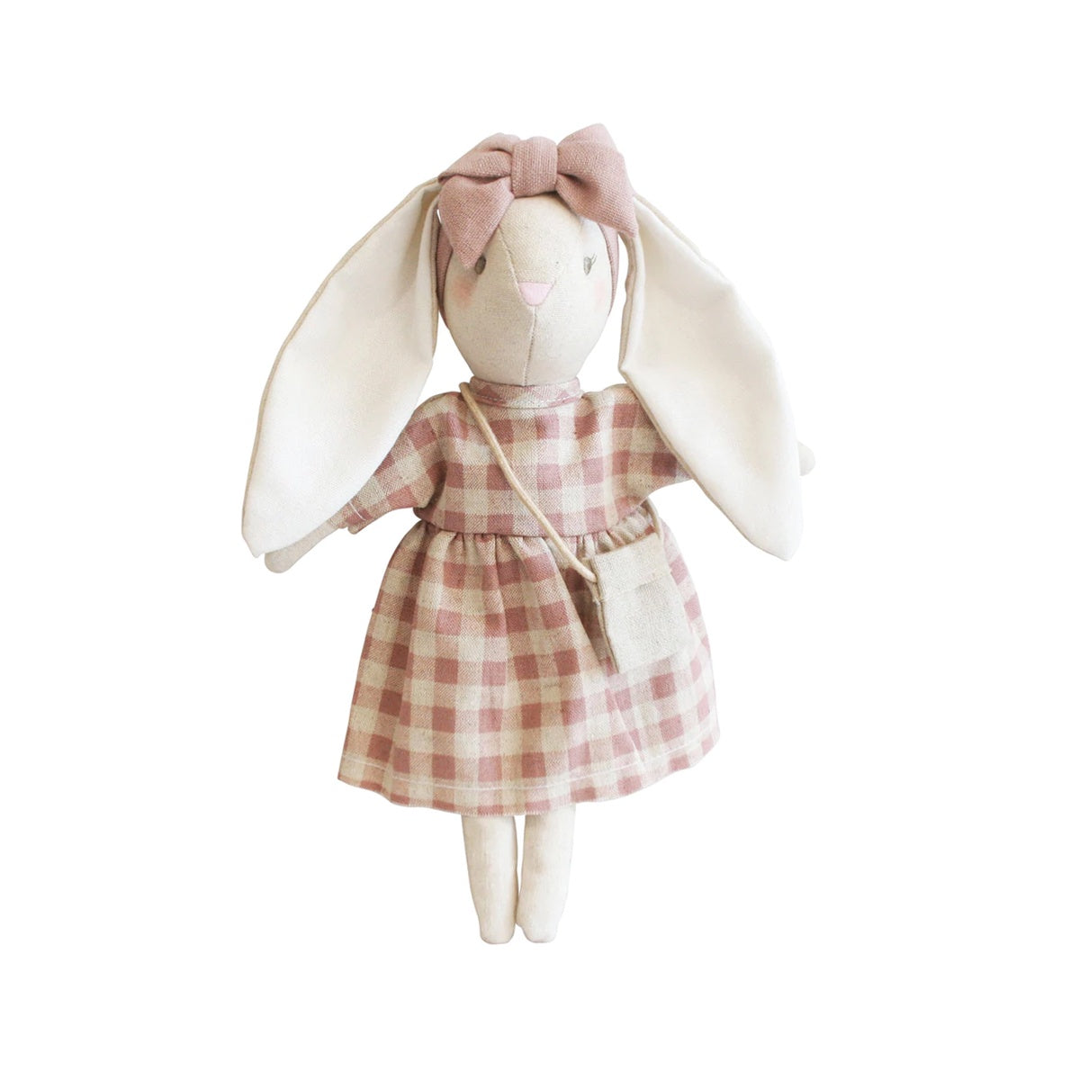 Mini Sofia Bunny - Rose Check