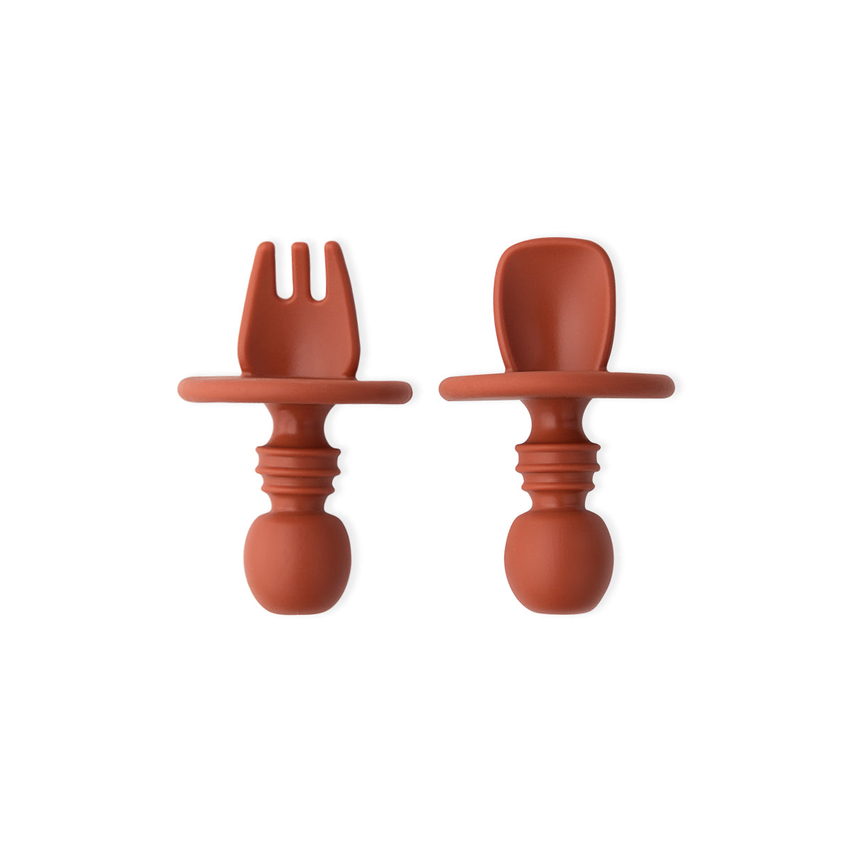 Small Fork and Spoon Set - Rust