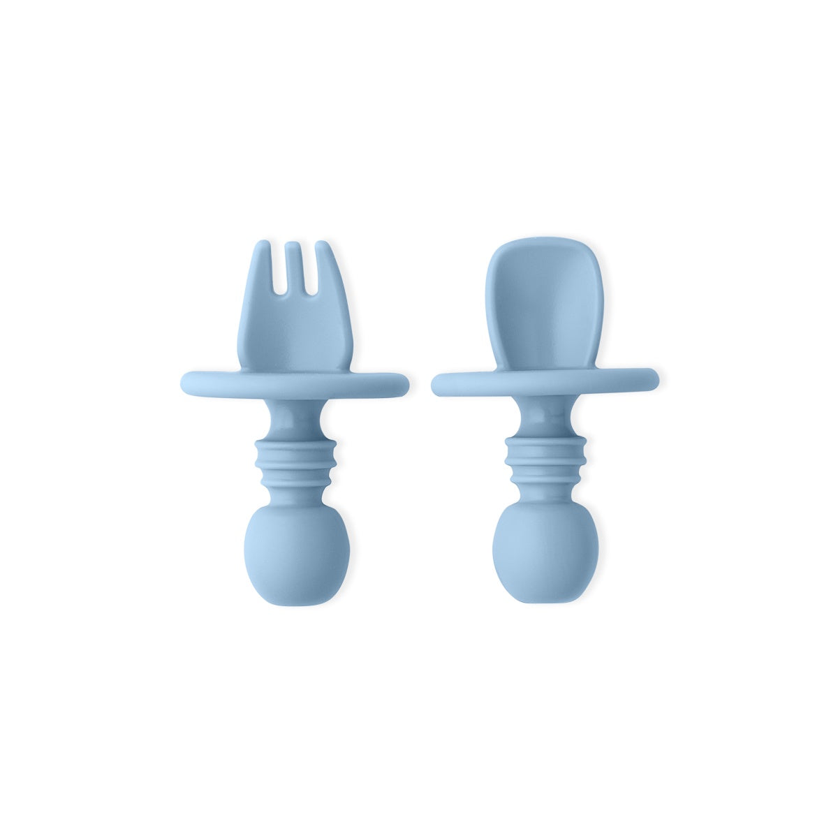Small Fork and Spoon Set - Sky Blue