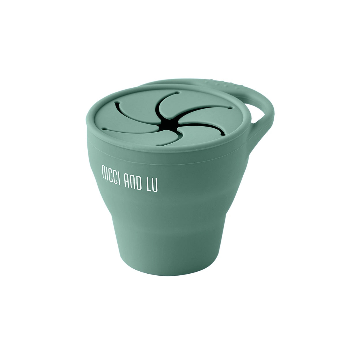 Silicone Snack Cups - Oil Green