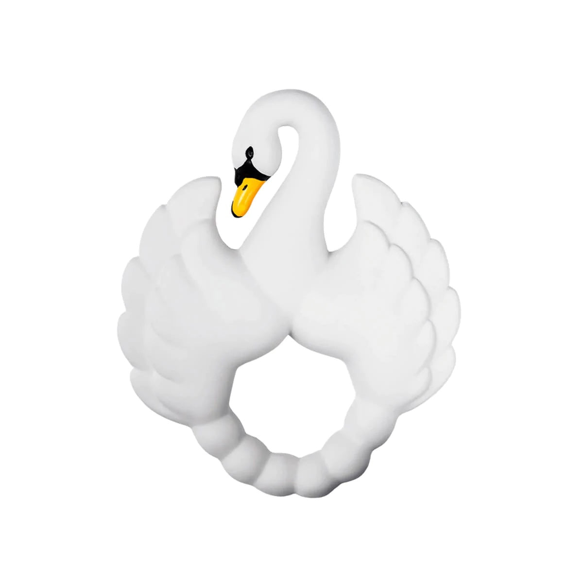 Natural Teether Swan - White