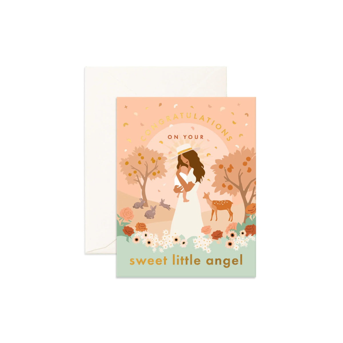 Sweet Little Angel Greeting Card